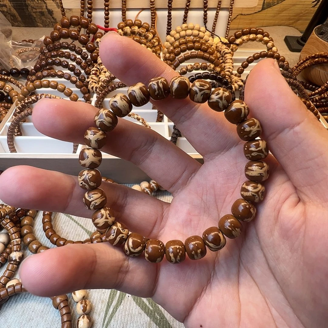 紫金鼠手串9鬼脸实心
