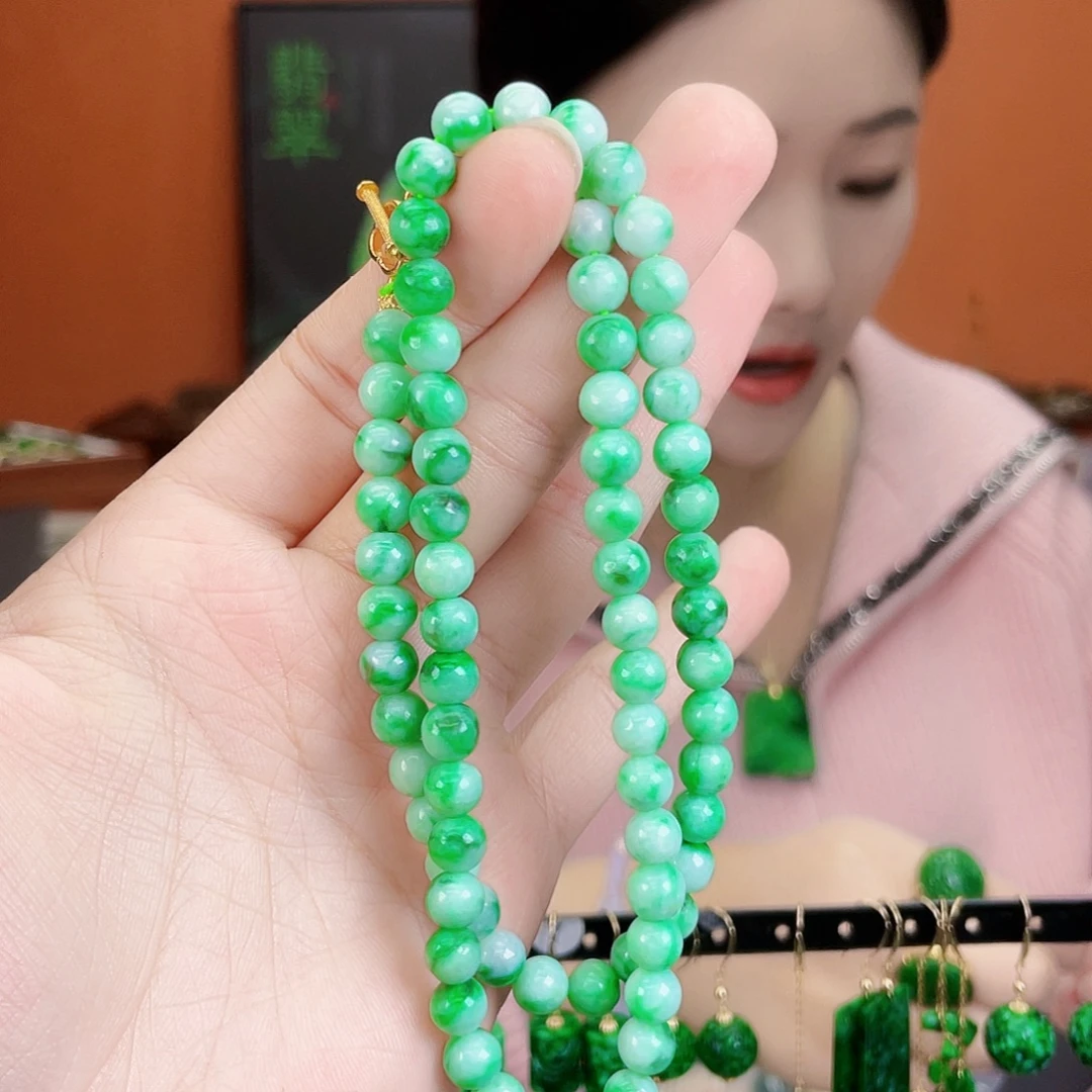 翡翠未镶嵌耳饰饰品