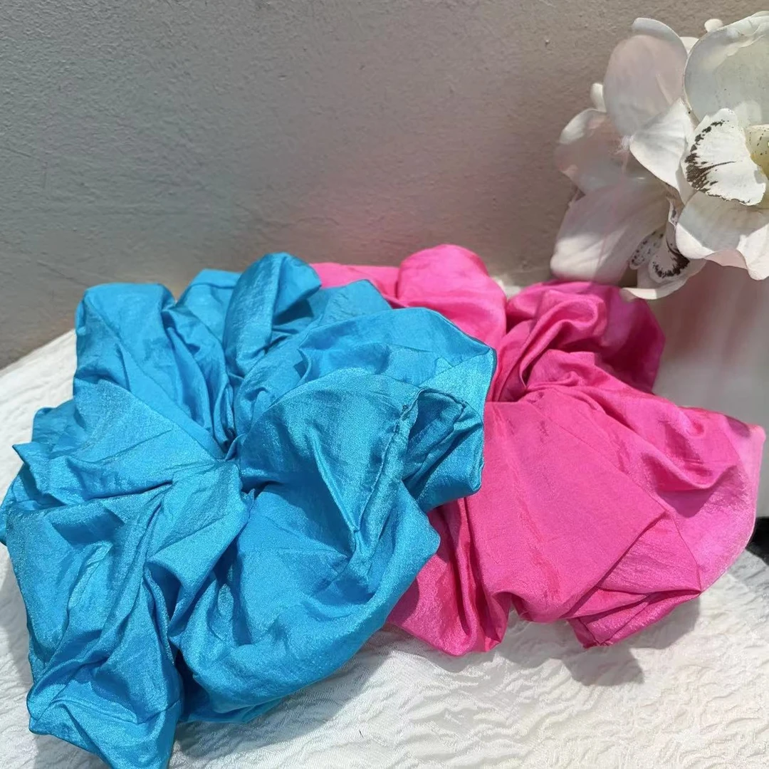 时尚纯色大号发圈T414