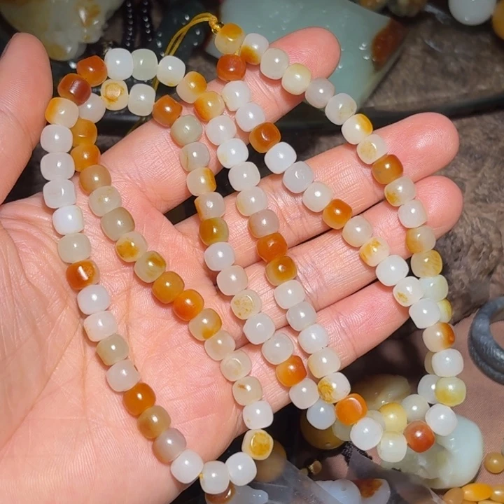 和田玉未镶嵌颈饰7