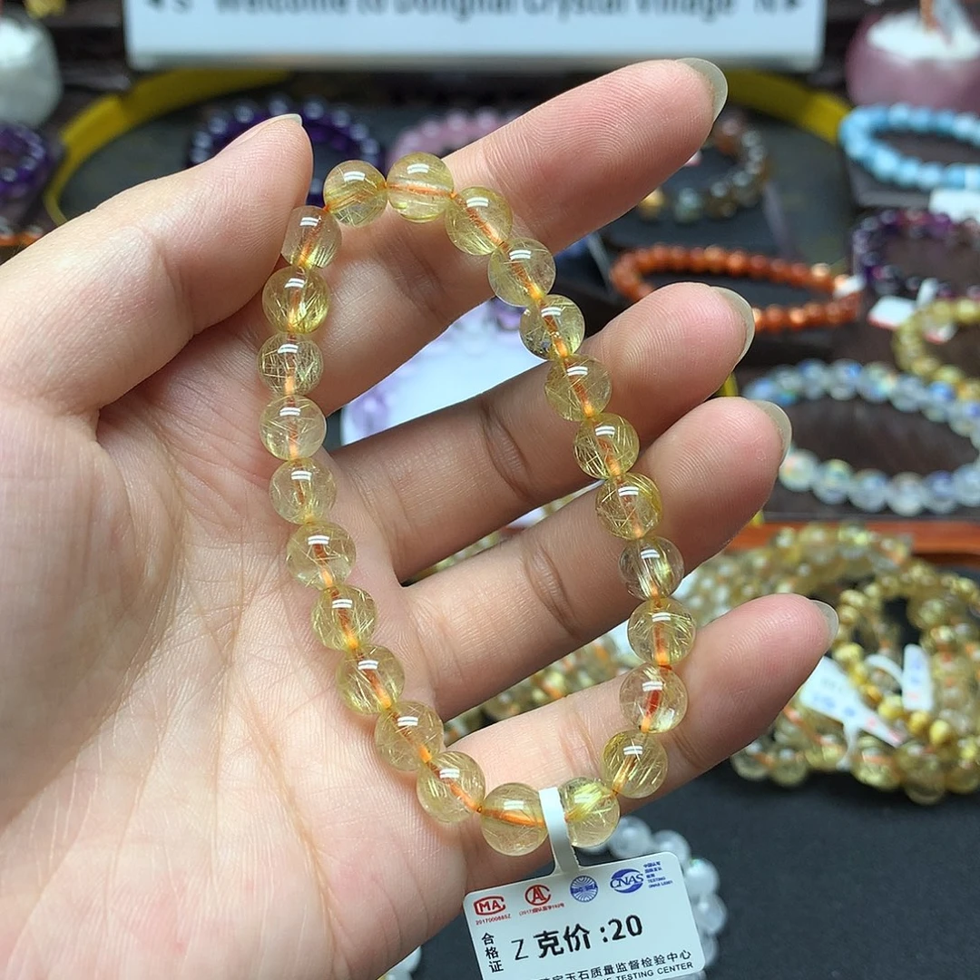 手串未镶嵌水晶手链
