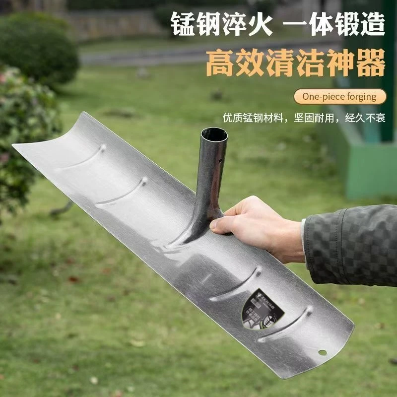 全钢农用工具耙子刮板刮粪晒谷耙平灰户外铁耙鸡粪搂草神器推雪铲