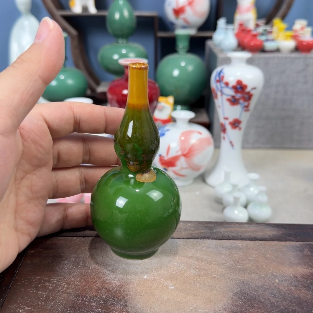 陶瓷手工小花器摆件