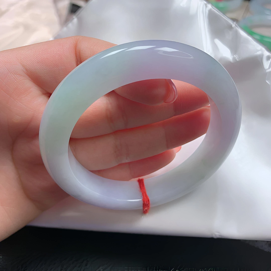 冰胶果冻春彩57圈手镯