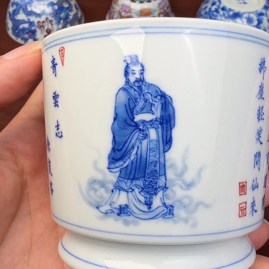 看***看现代景德镇全手工全手绘陶瓷