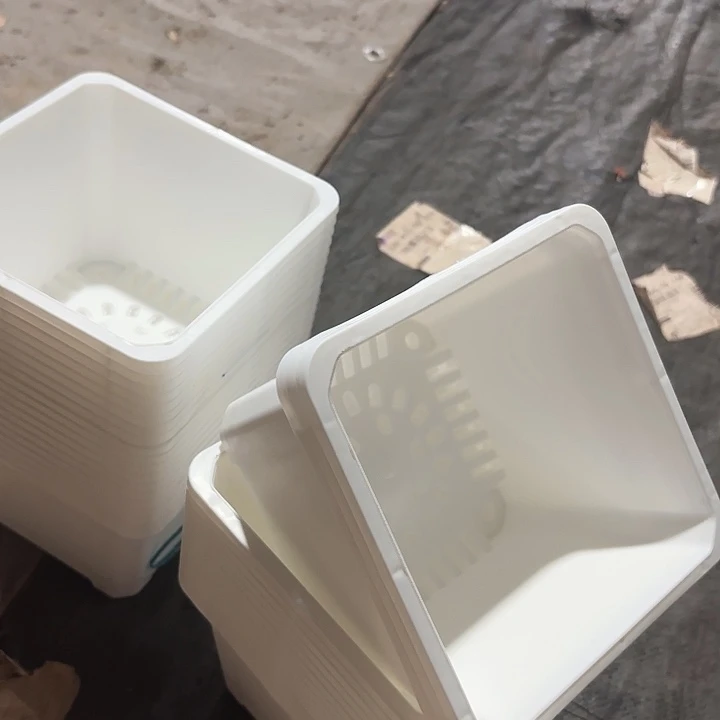 160白方盆15公分高11公分15个