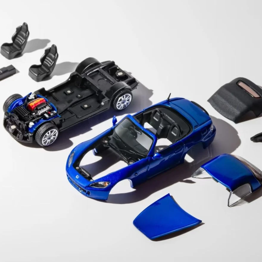 MH 苏州GT SHOW限定 本田s2000磁吸1/64合金汽车模型