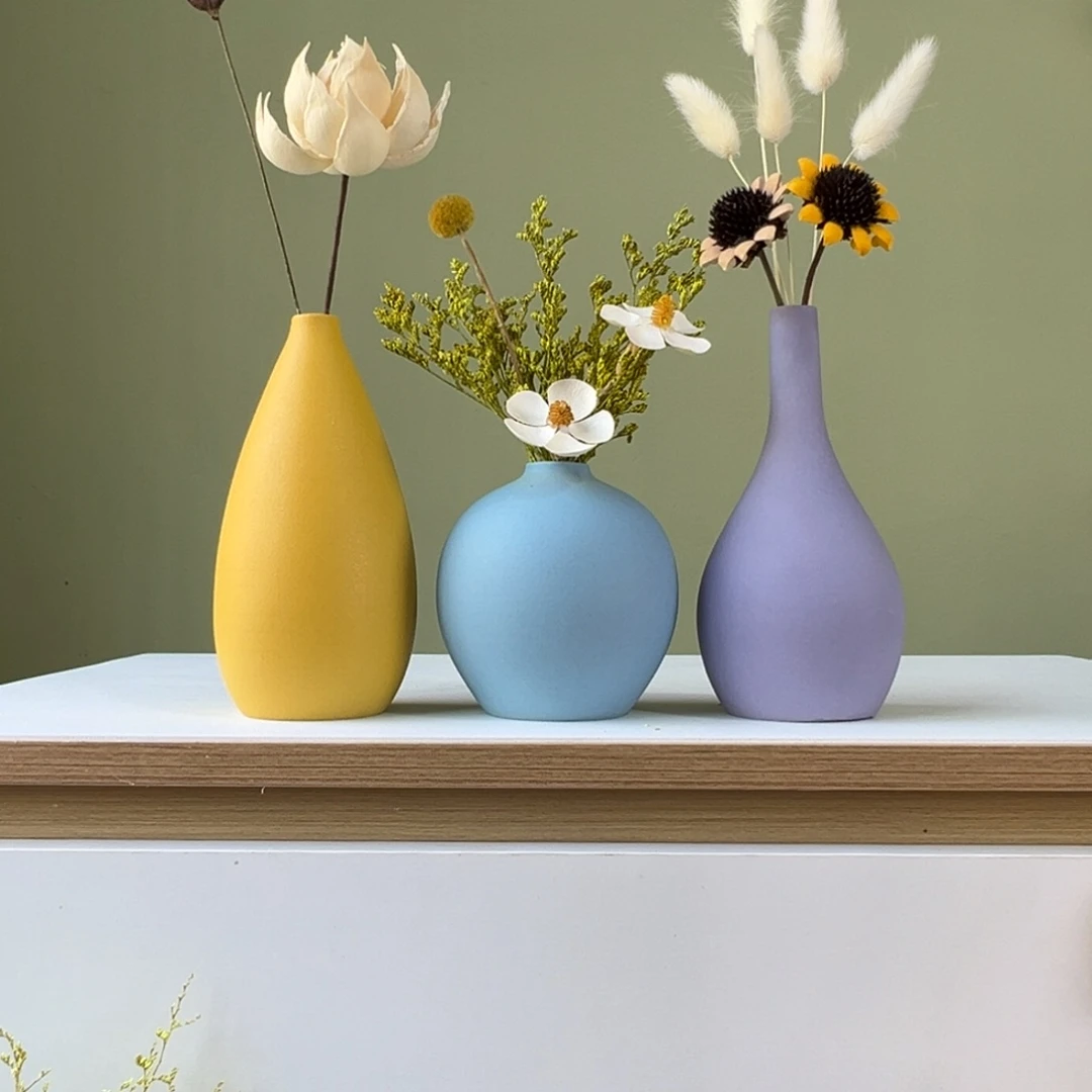 摆件花瓶带花高度20-30厘米左右