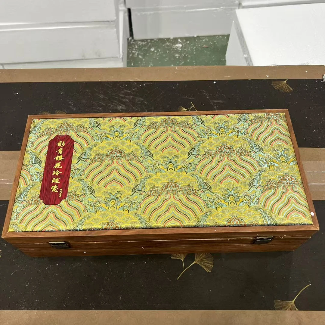 绣球花玉液玲珑瓷礼盒套装