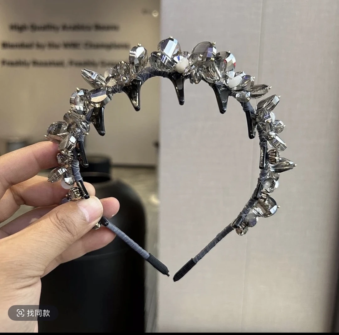 重工高奢水晶发箍 花仙子