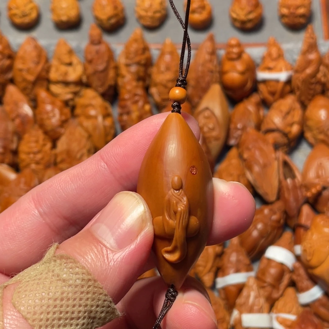 孜***肉橄榄核手串/手链无相微色差