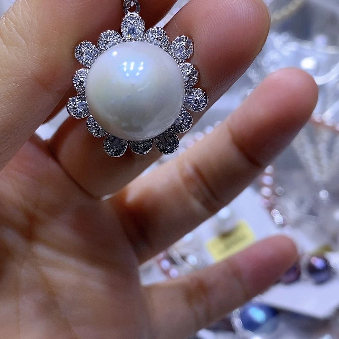 未镶嵌淡水珍珠吊坠或者耳钉