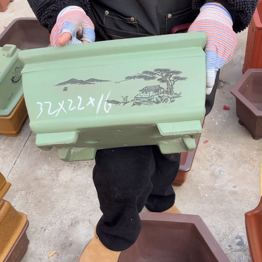 紫砂花盆盆景艺术