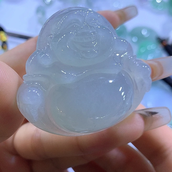 颈饰未镶嵌翡翠天然翡翠A货吊坠