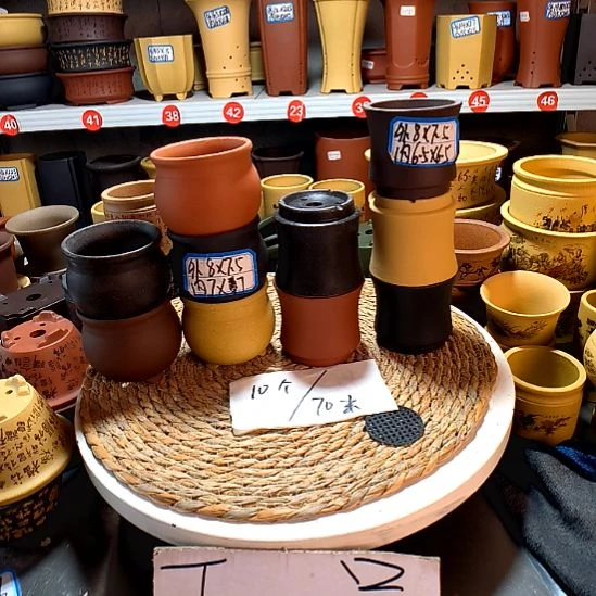 宜兴紫砂花盆13455