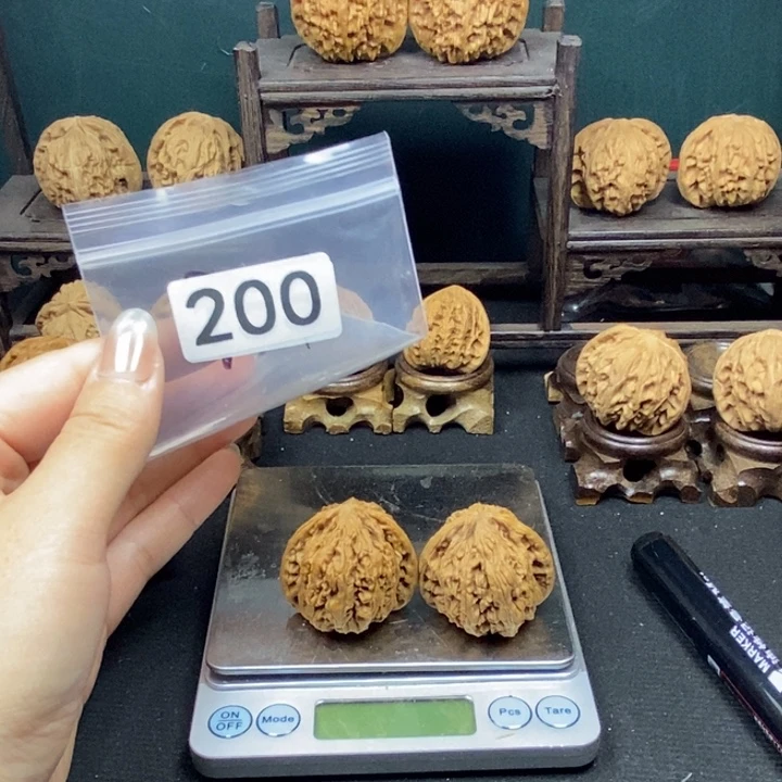 核桃手串/手链38红宝石