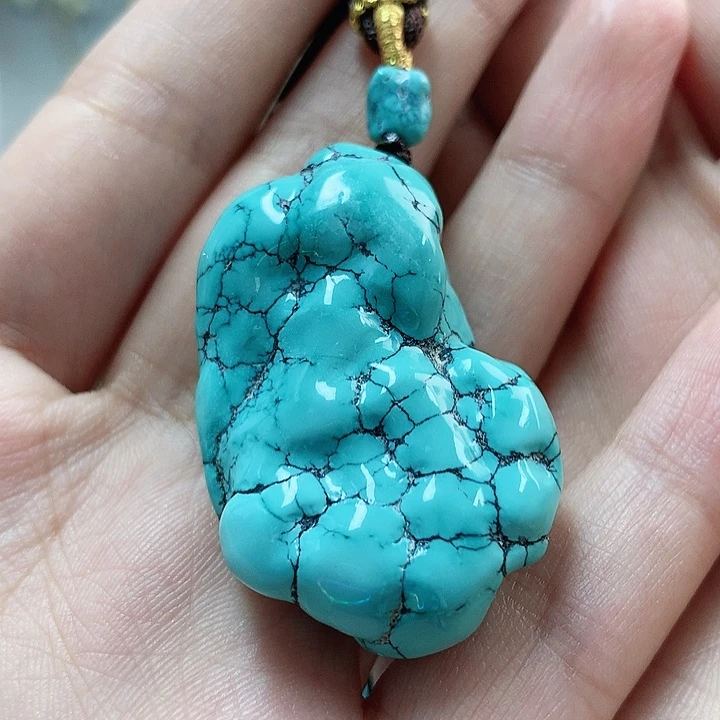 未镶嵌绿松石珠宝奇石