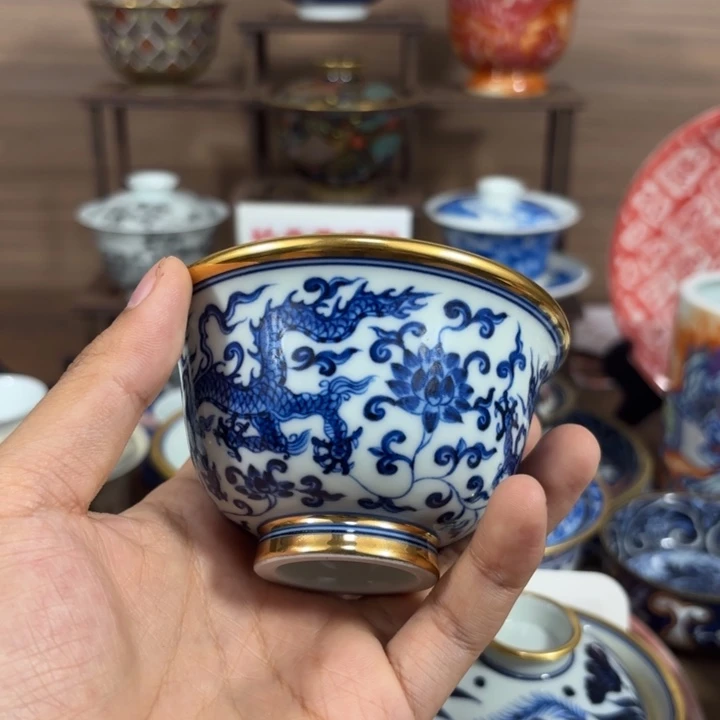喝***.景德镇手工手绘陶瓷