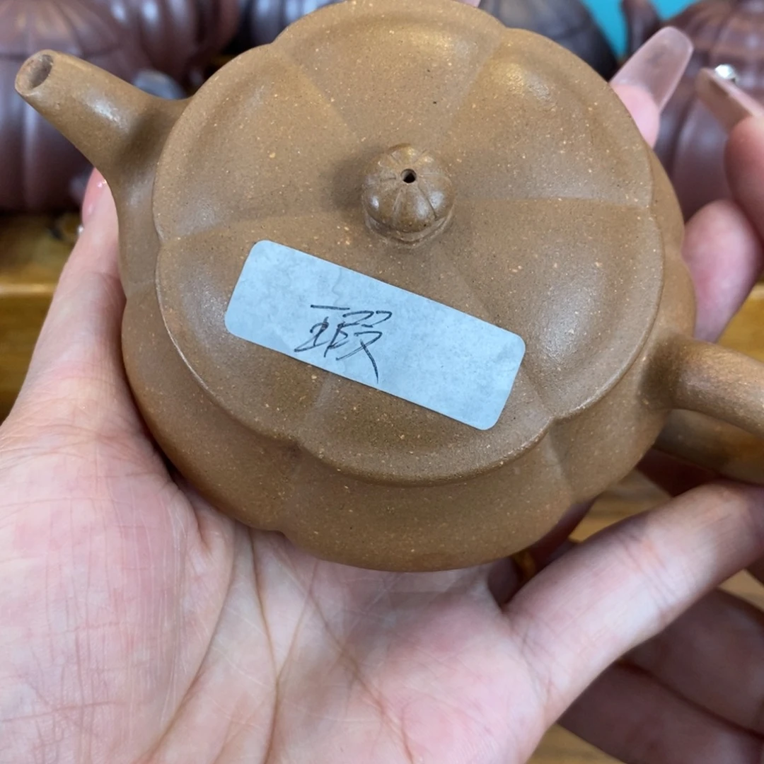 茶壶紫砂原矿泥料手工壶直播间