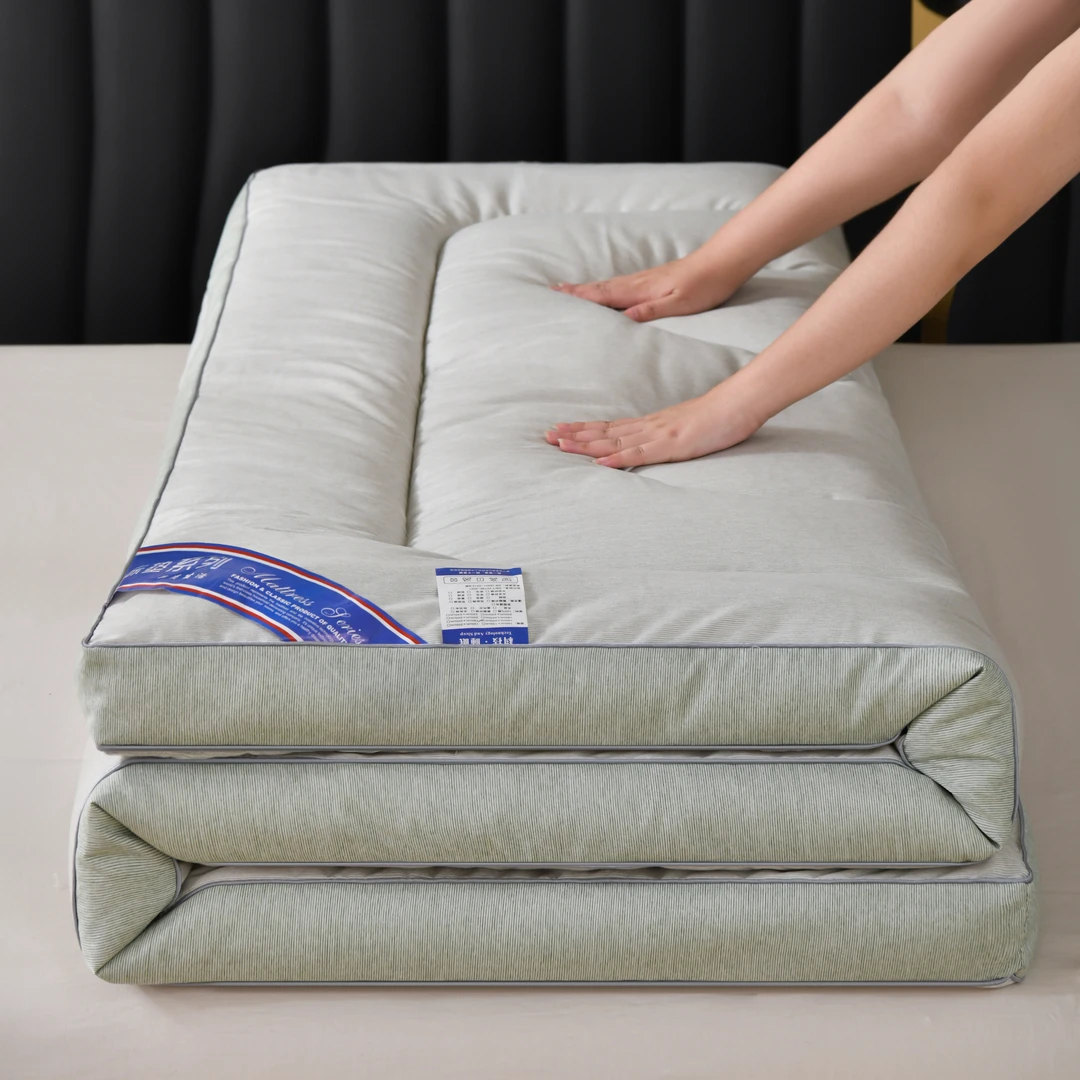 学生宿舍床褥睡垫被褥加厚地铺双面榻榻米宿舍专用床垫可折叠家用