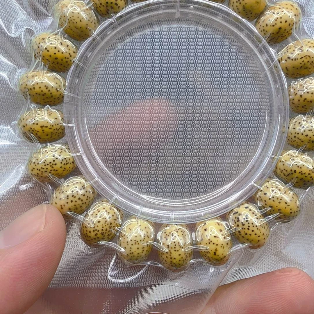 星月菩提手串15王者黄星月菩提单圈苹果园1.4