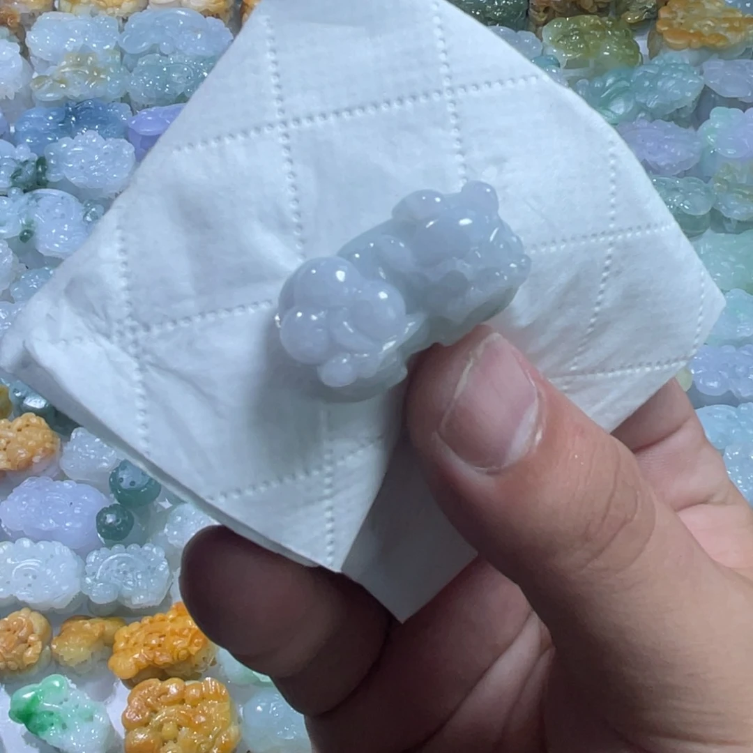 翡翠未镶嵌颈饰天然