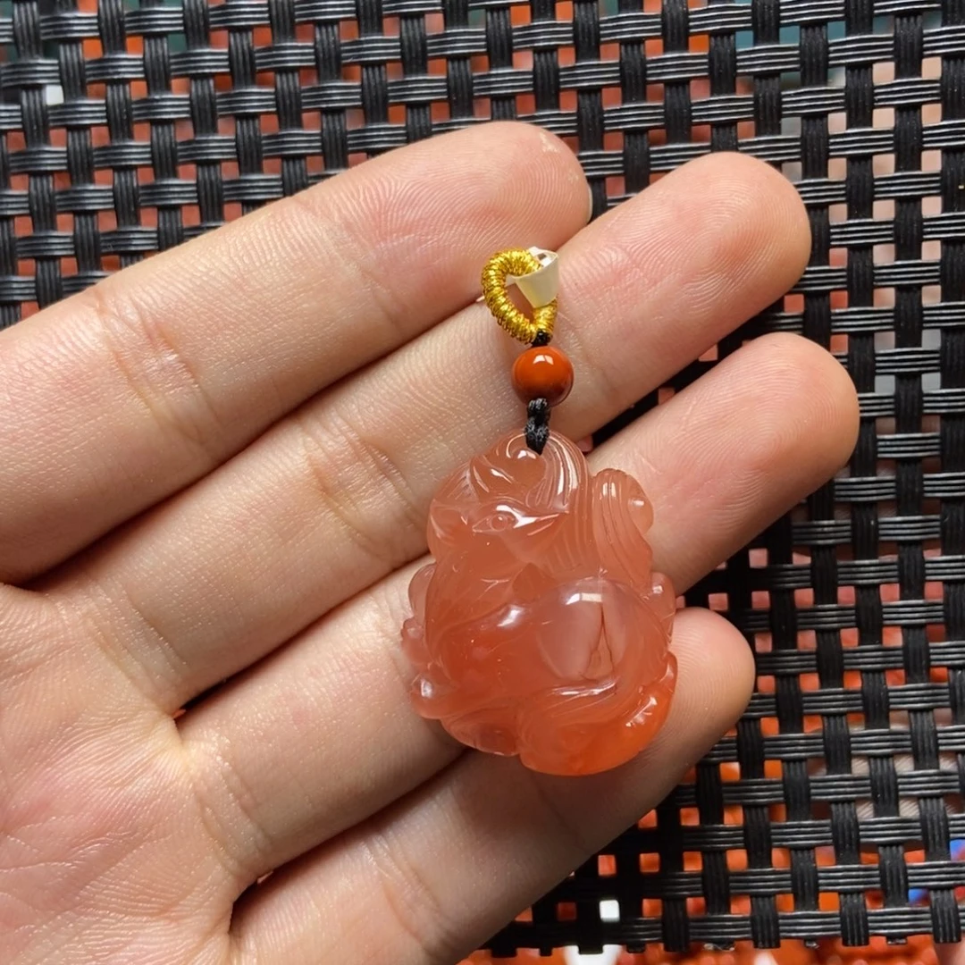 南红玛瑙未镶嵌吊坠(不含链)