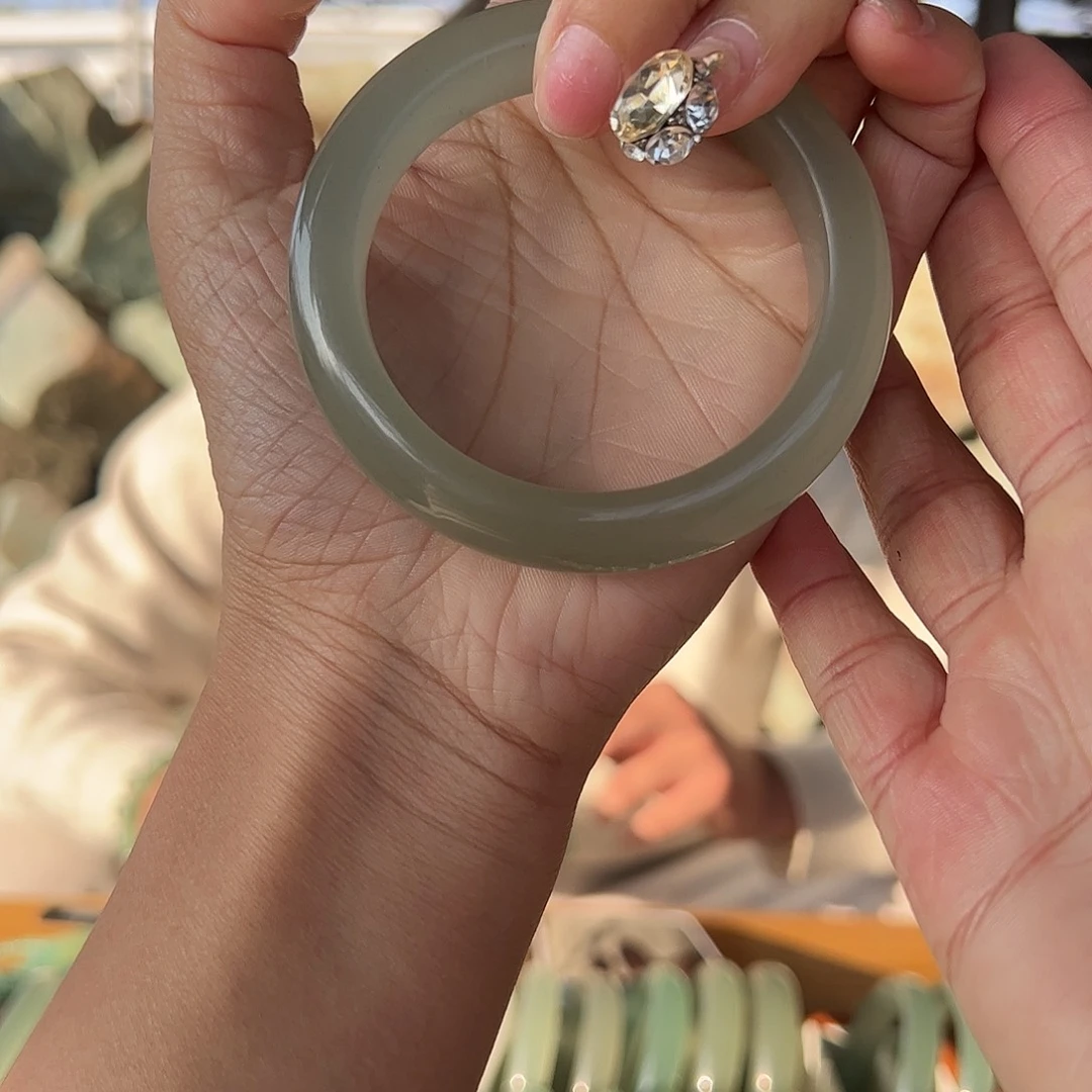 绿东陵冰晴水手镯