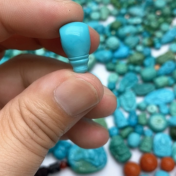 未镶嵌绿松石珠宝奇石