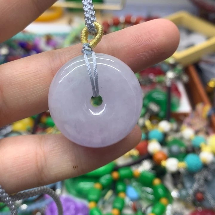 颈饰未镶嵌翡翠吊坠