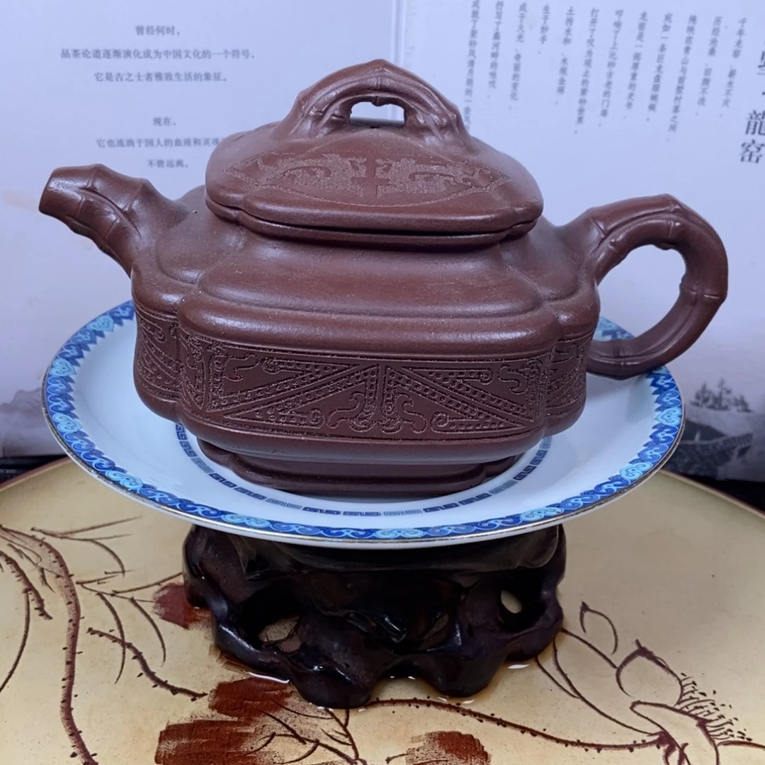 紫砂茶壶小****心黄龙源底槽清老母亲制作