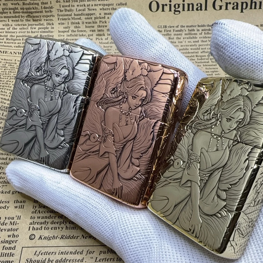 ZORRO佐罗二代902s盔甲九尾狐煤油打火机