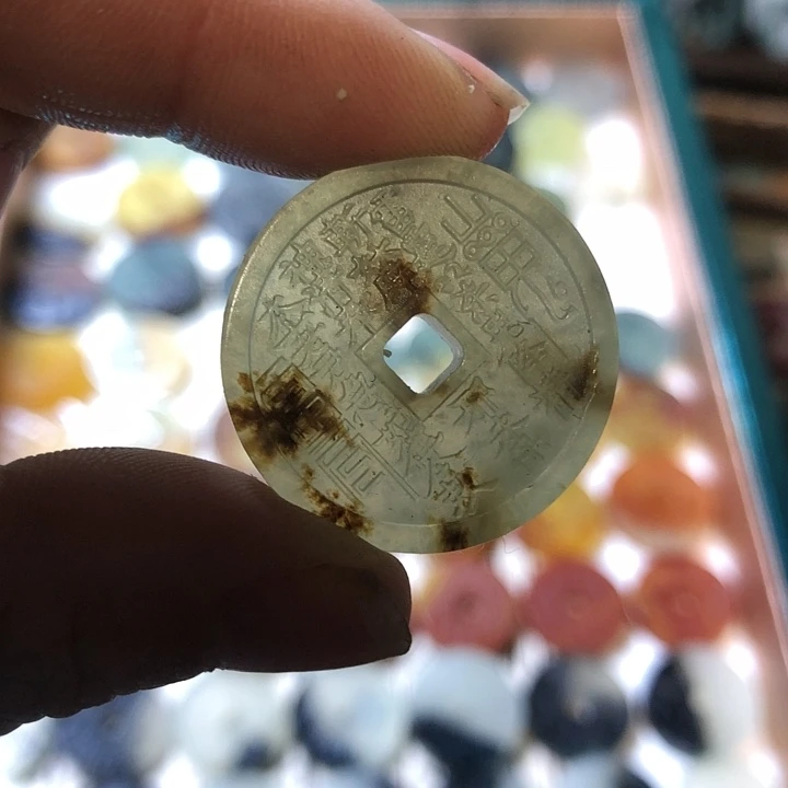 岫玉岫玉挂件未镶嵌