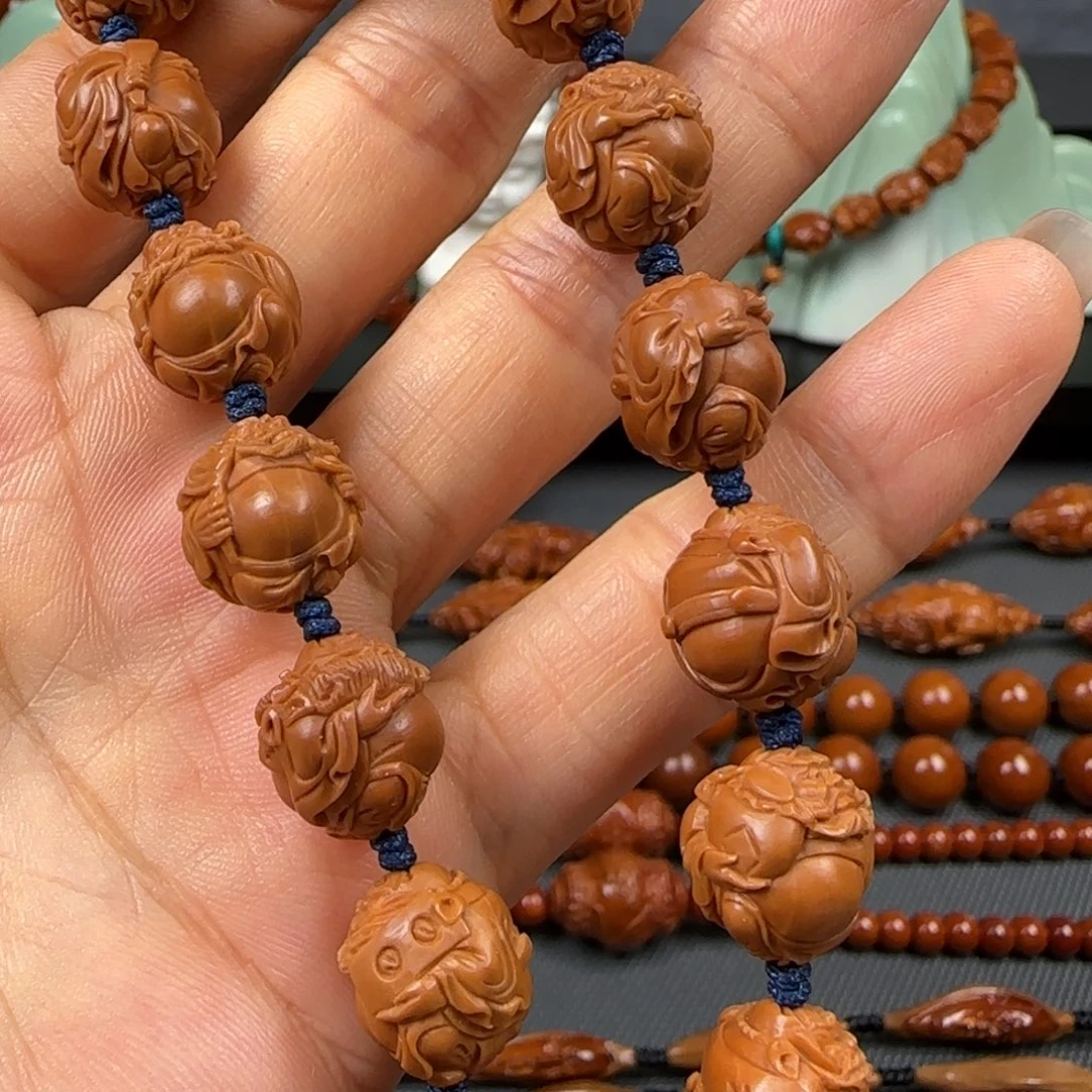 橄榄核吊坠油核钟馗