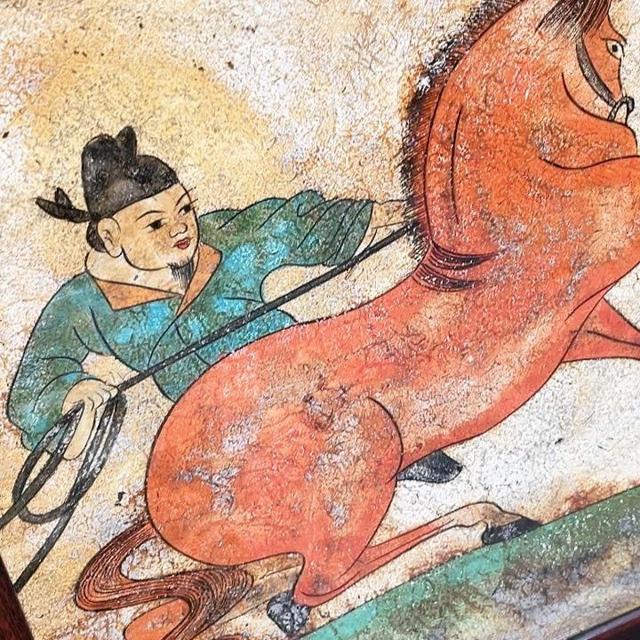 瓦当摆件摆件茶桌茶台陶瓷蝶**儿