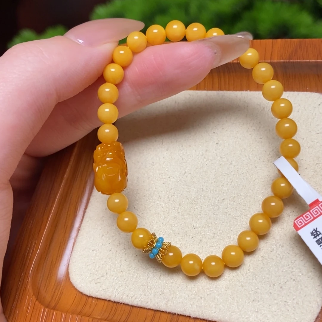 【闪购商品】未镶嵌蜜蜡手链手串