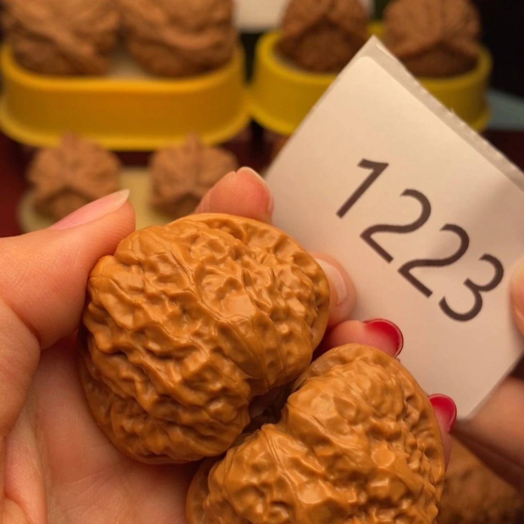 桃核把件蛤蟆头41……