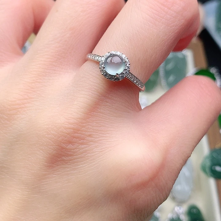 颈饰银S925镶嵌翡翠吊坠