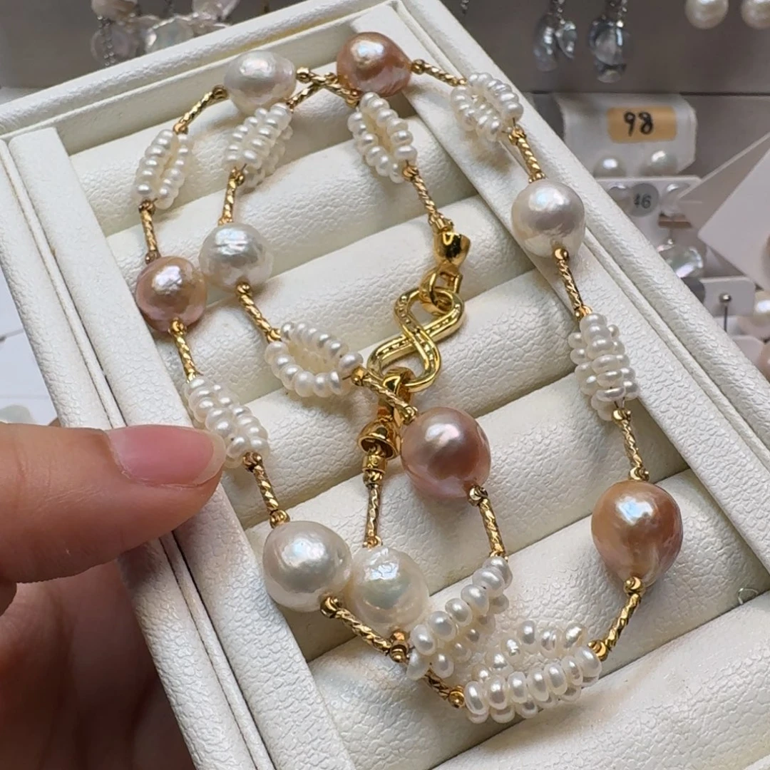 非金属设计款双层项链女