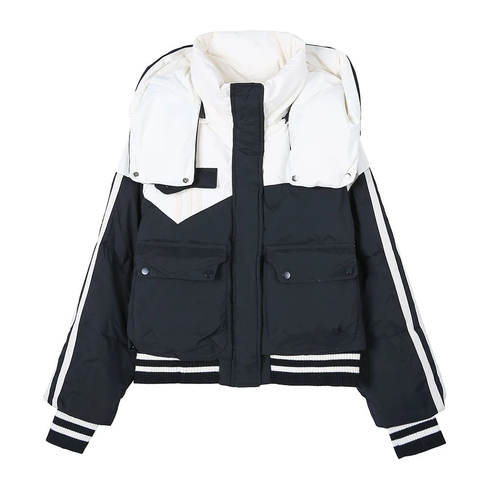 【珀嫚服饰】24-343-3633新款潮流时尚百搭高级感羽绒服