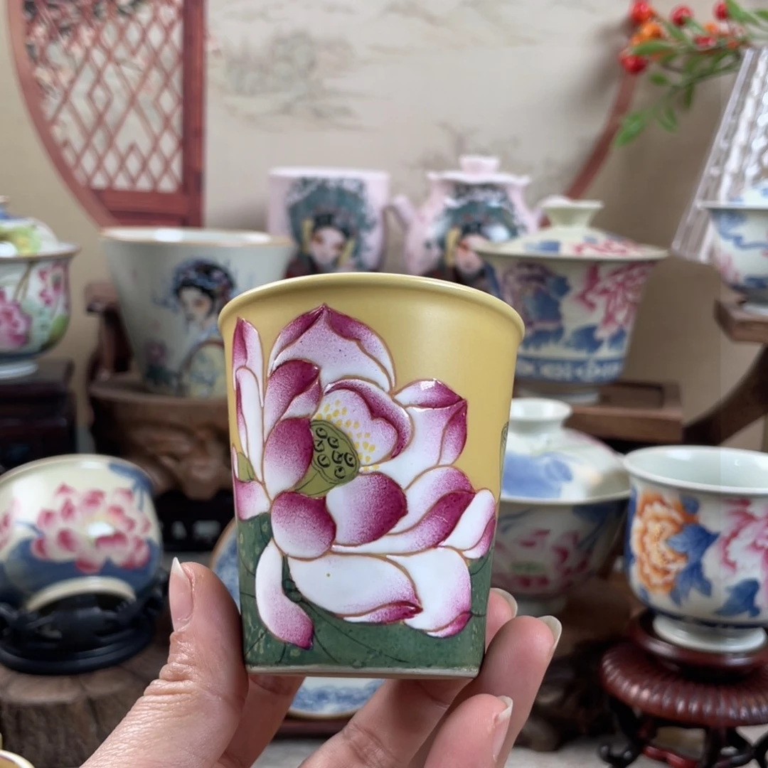 景德镇手绘茶具原创