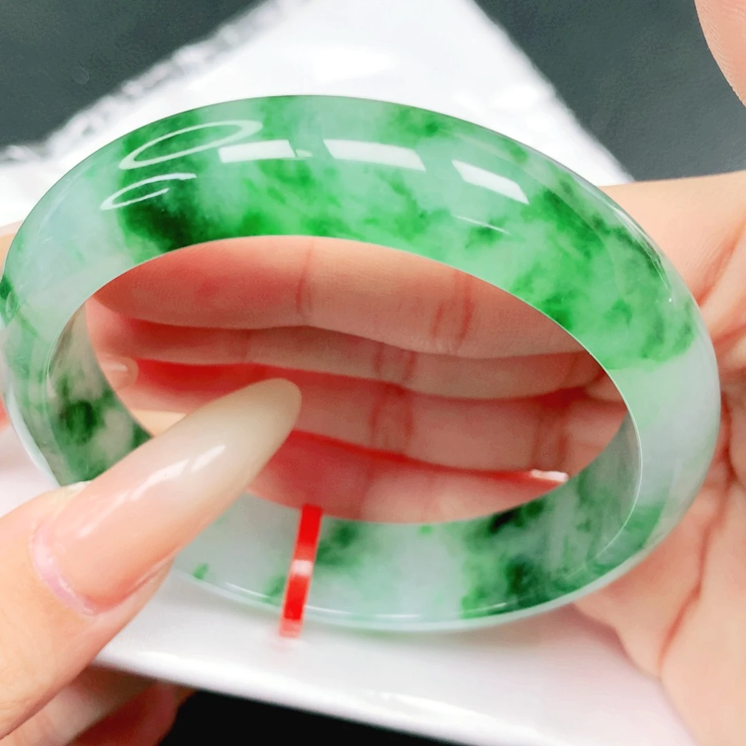 翡翠未镶嵌手镯58