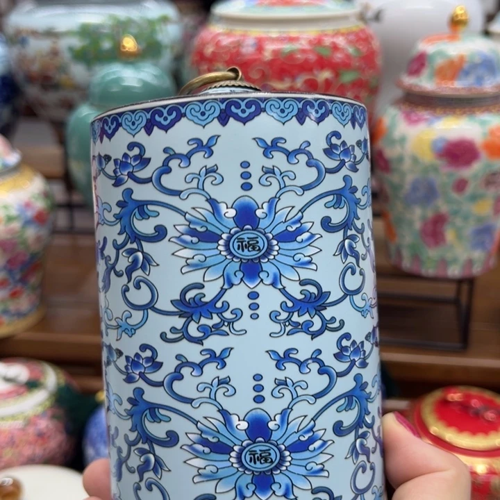 瓷片茶叶罐茶叶罐