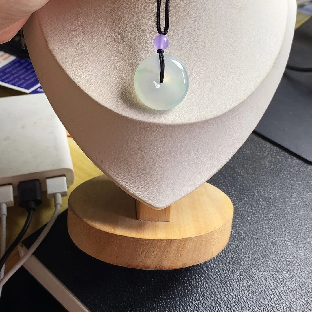 翡翠未镶嵌吊坠(不含链)平安扣