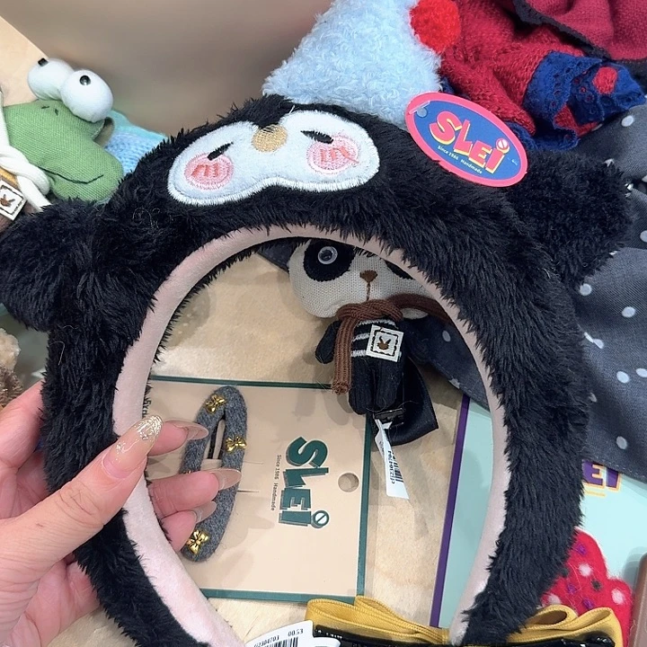 布艺非金属企鹅发箍