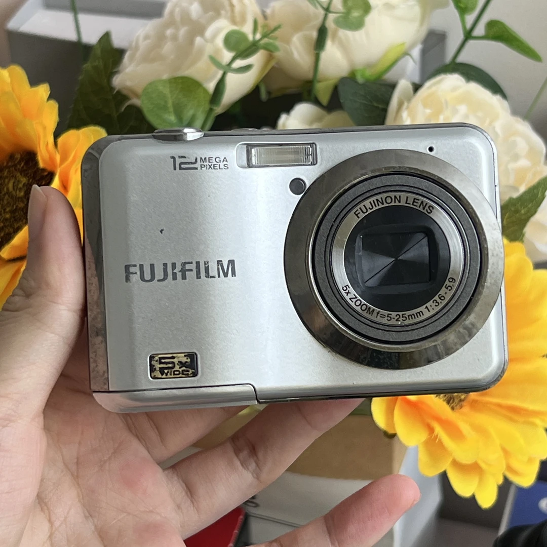 9新 Fujifilm/富士 富士ax200银色面包机自备电池复古色彩