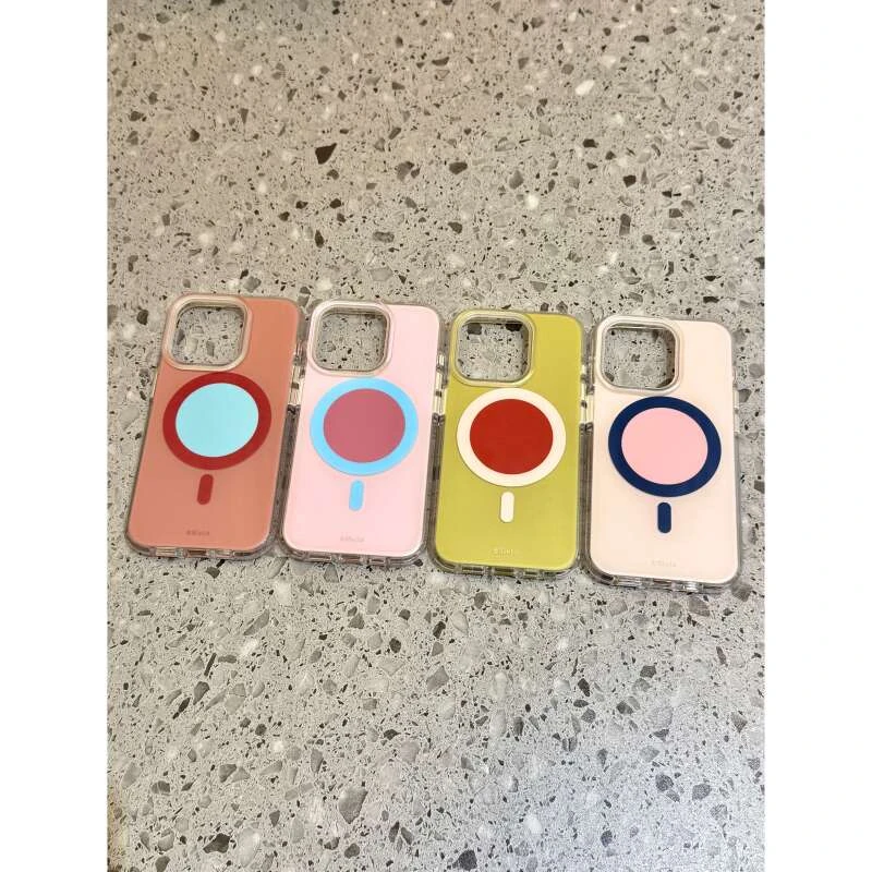 适用苹果iphone16promax多巴胺15pro磁吸14pro防摔13ins风手机壳