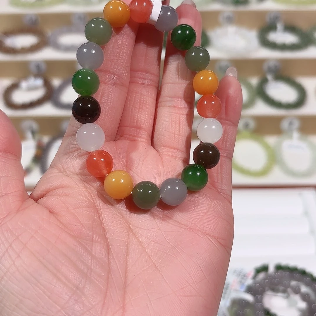 和田玉手链未镶嵌V