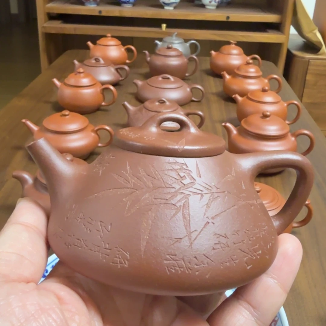 紫砂壶子冶石瓢微瑕疵
