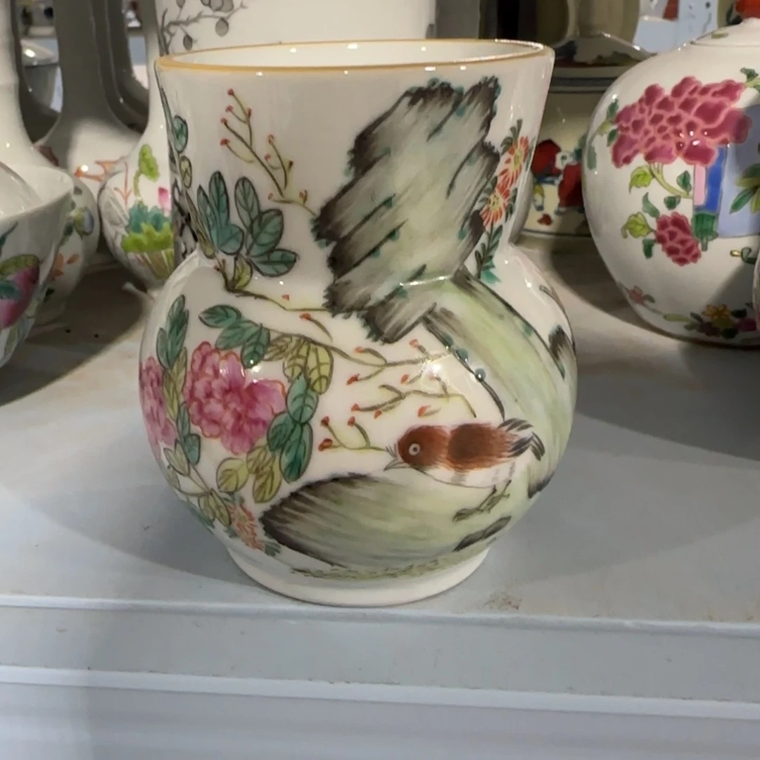 手绘瓷器，全部处理